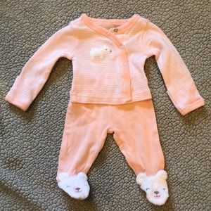 Long sleeve shirt with matching pants